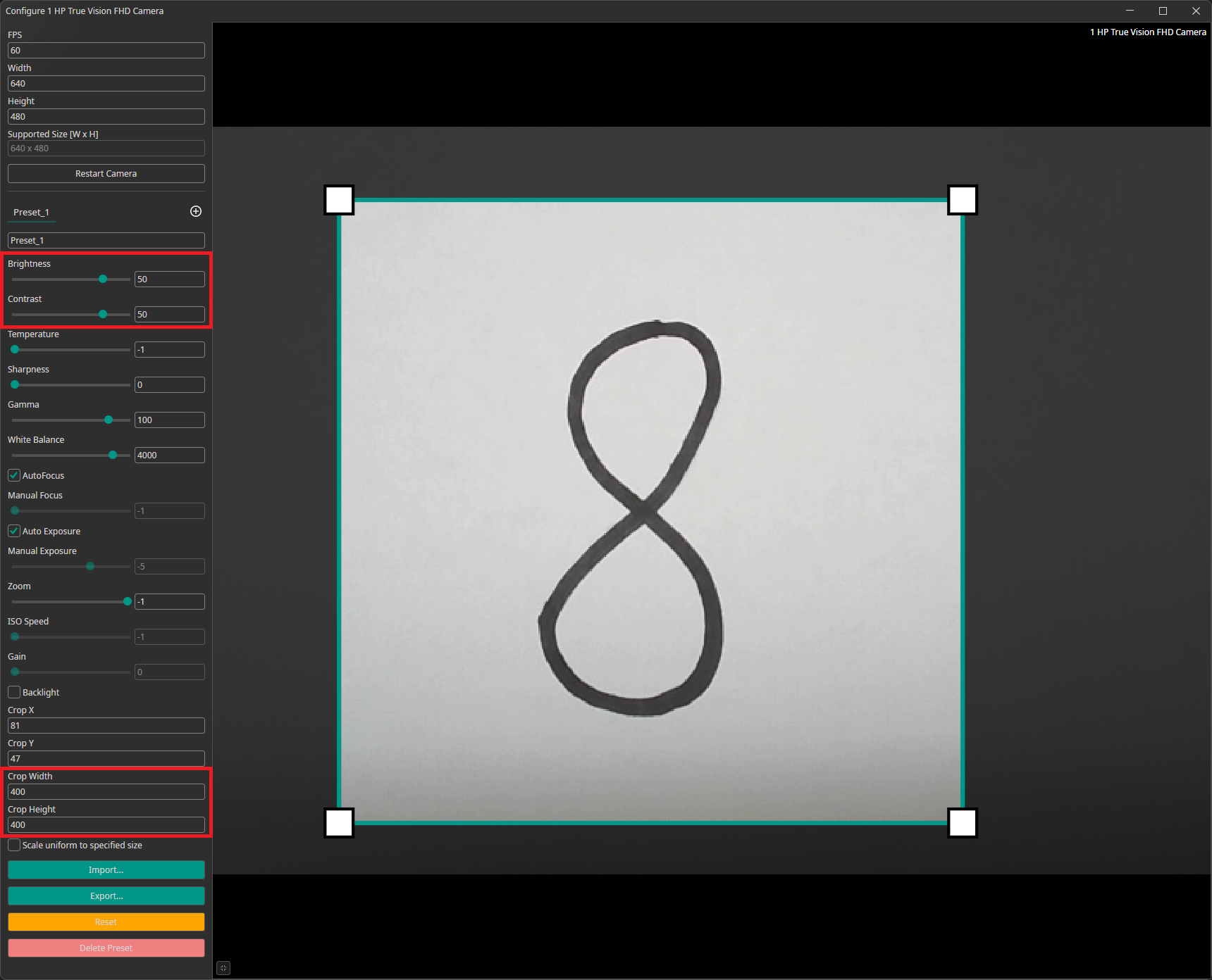 Camera Tool Configuration